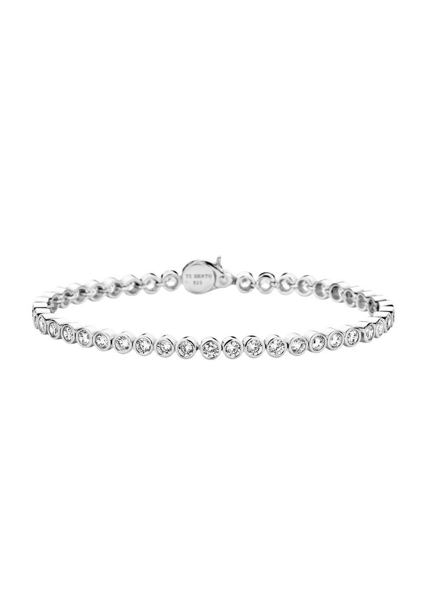 Funkelndes Sterling Silber Zirkonia Armband