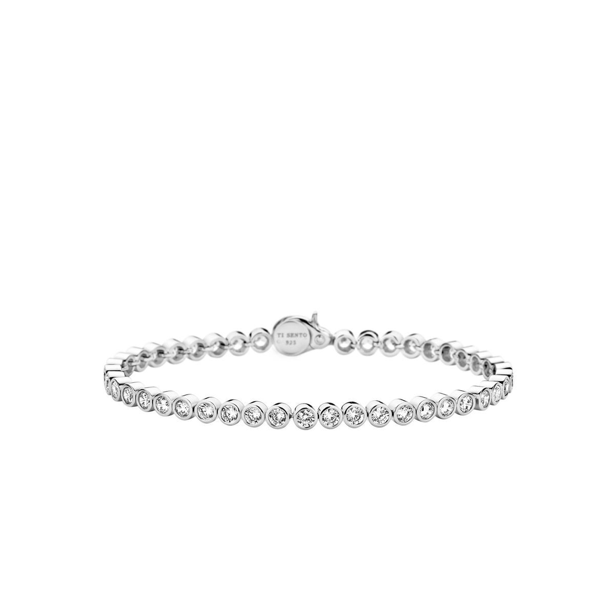 Funkelndes Sterling Silber Zirkonia Armband