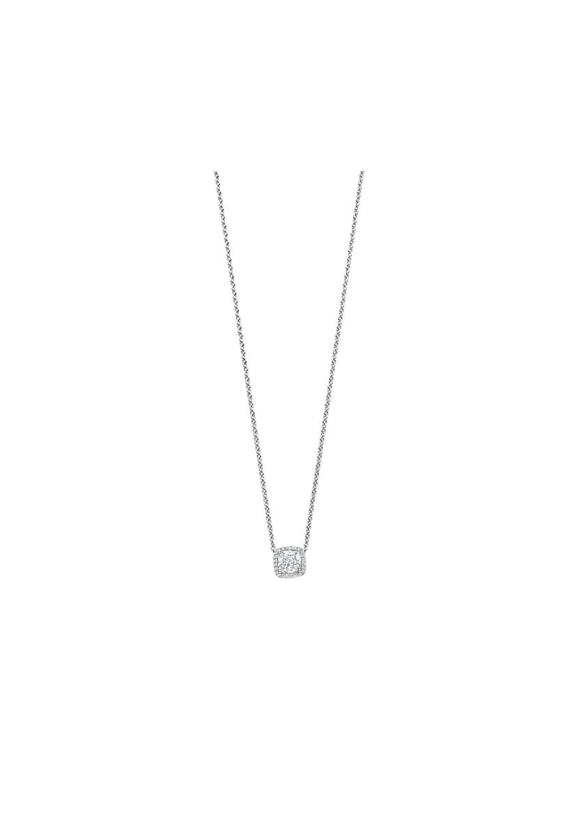 Elegante Halskette mit Zirkonia-Anhänger