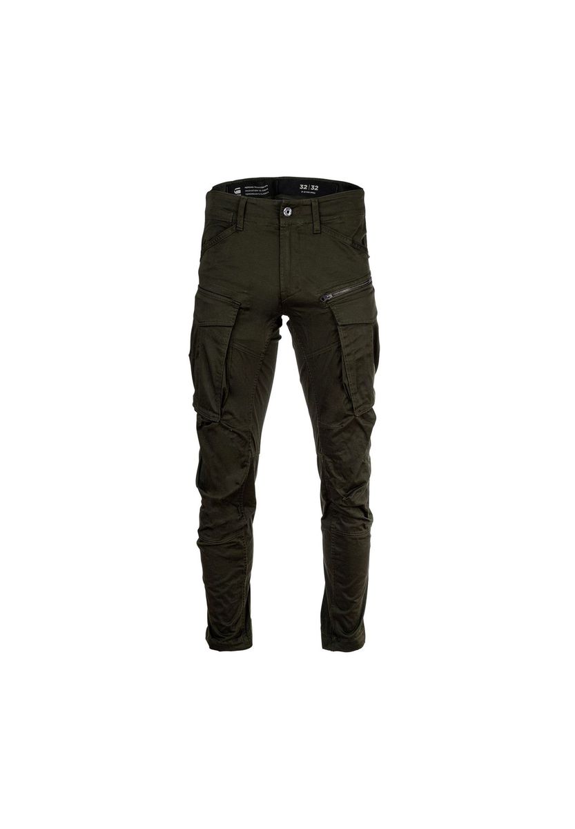 Reguläre, schmal zulaufende Cargohose mit Reißverschlussdetails