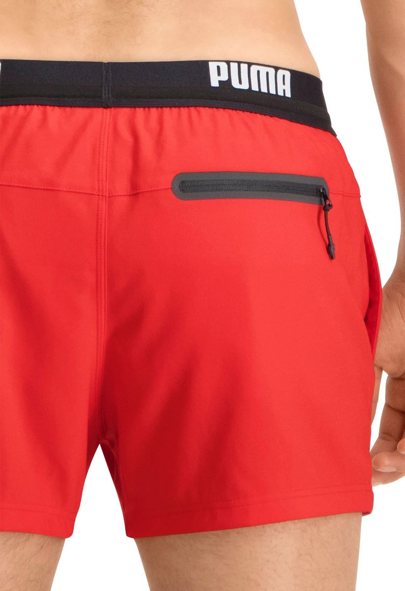 Schnelltrocknende Badehose mit Logo-Bund
