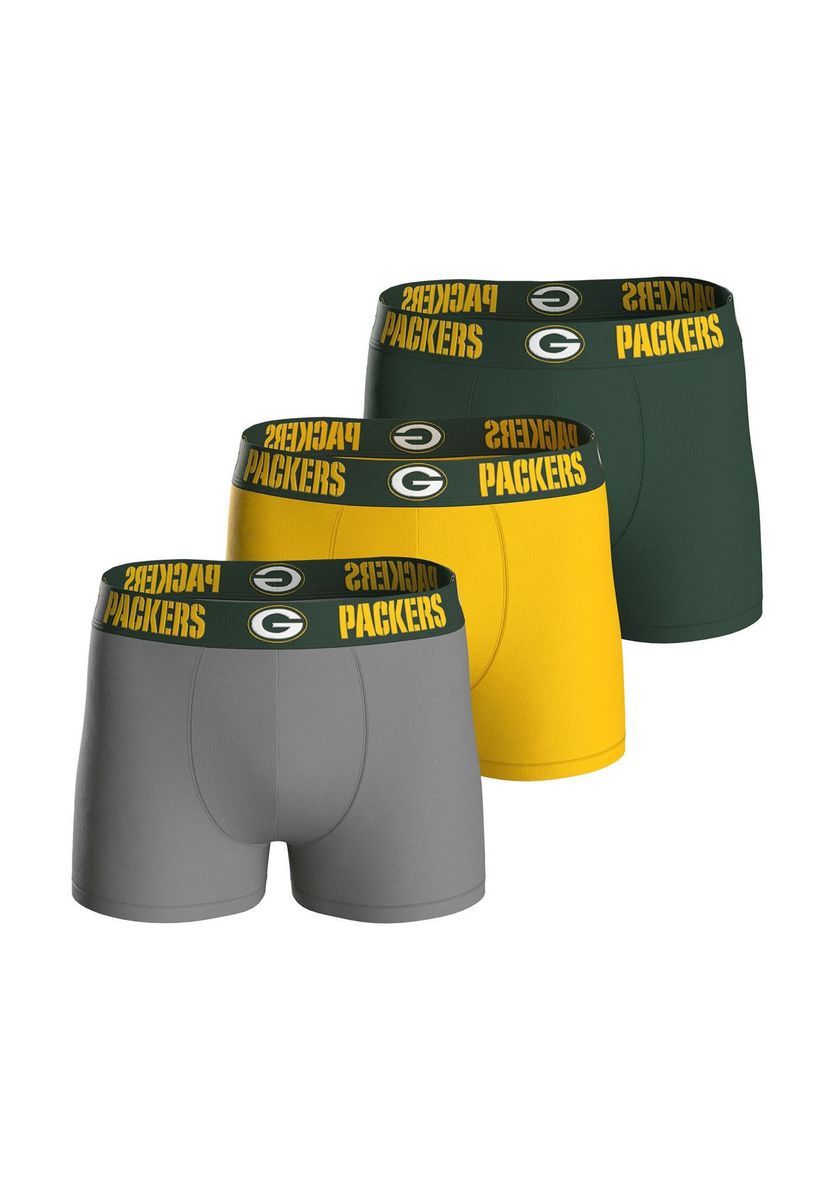 Green Bay Packers Boxershorts 3er Pack