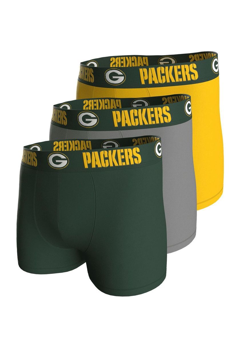 Green Bay Packers Boxershorts 3er Pack