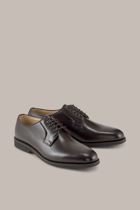 Ludwig Reiter Derby Schnürschuhe aus Leder in Dunkelbraun