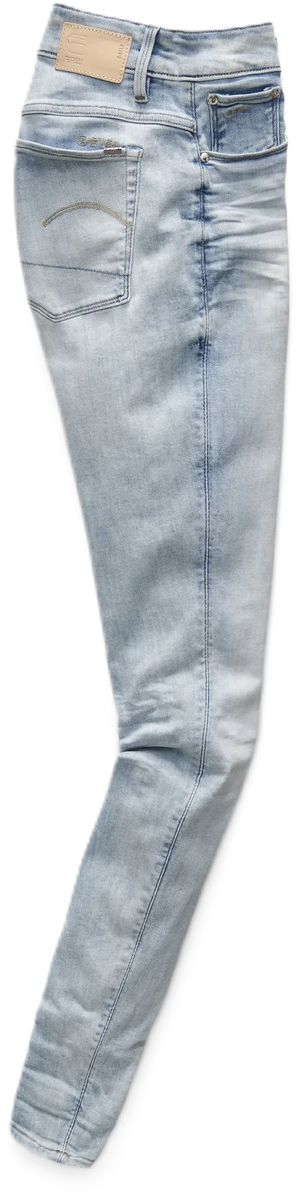 Mid-Rise Skinny-Jeans mit Used-Waschung