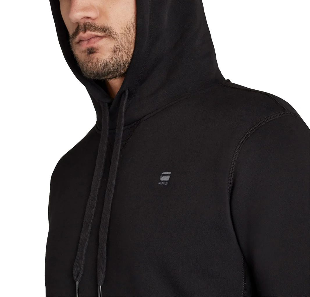 Klassischer Kapuzenpullover mit Kordelzug