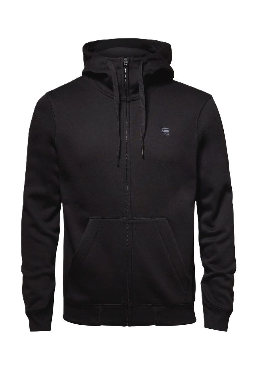 Klassisches Kapuzen-Sweatshirt mit Reißverschluss