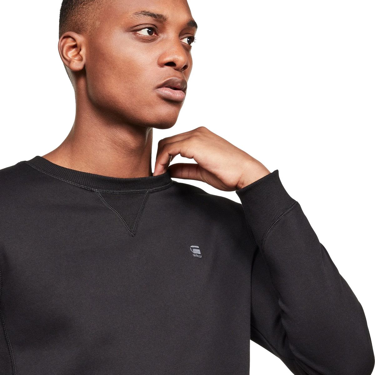 Klassisches Sweatshirt mit Logo-Stickerei