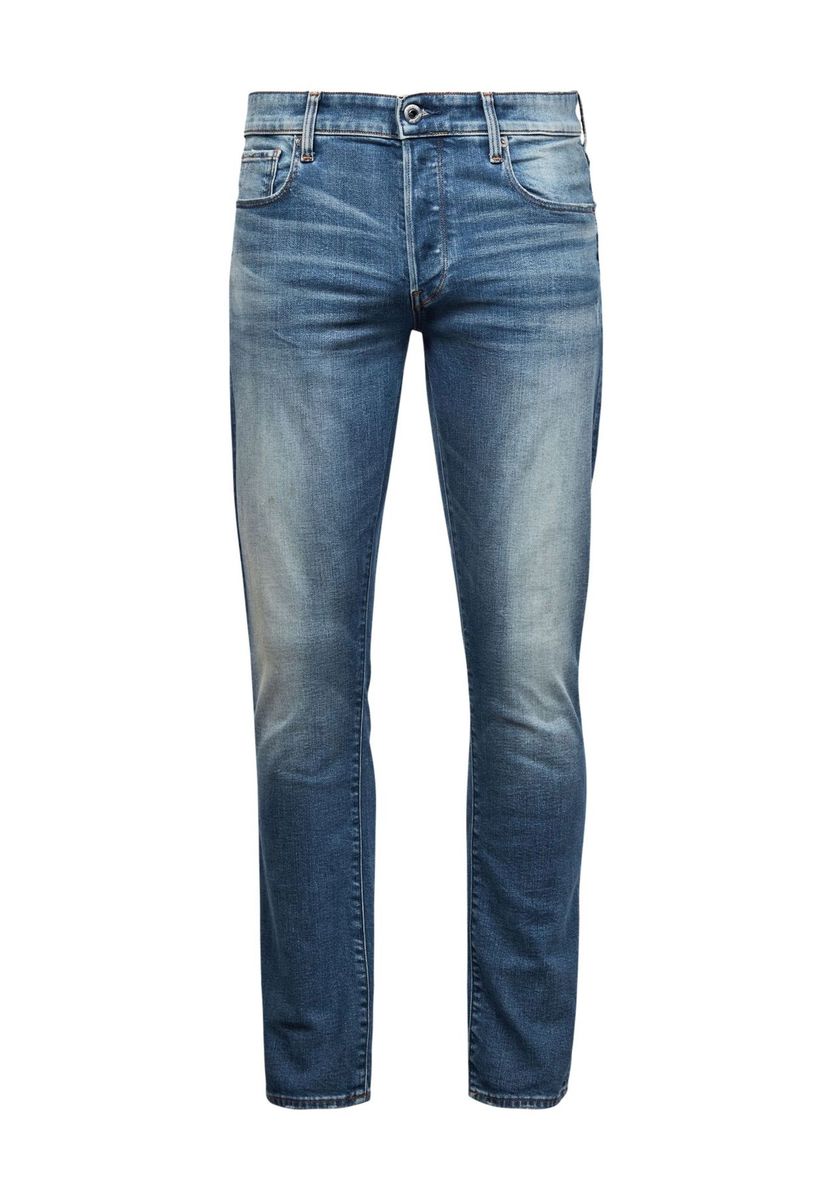 Herren Tapered Stretch Jeans mit Waschung