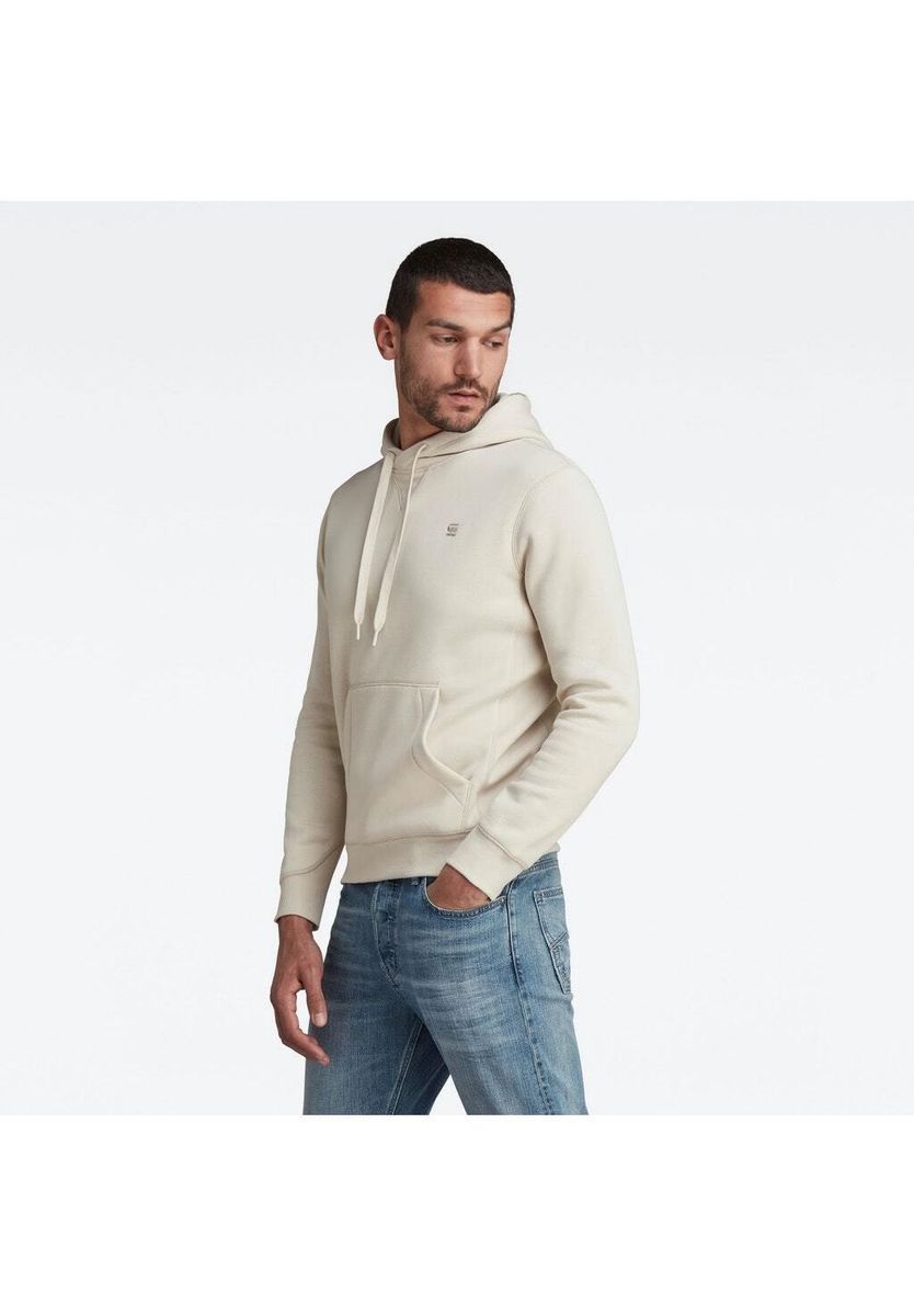 Klassischer beiger Kapuzenpullover