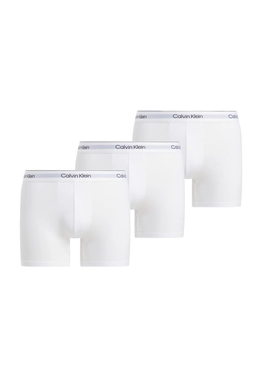 Herren Weiße Boxershorts 3er-Pack
