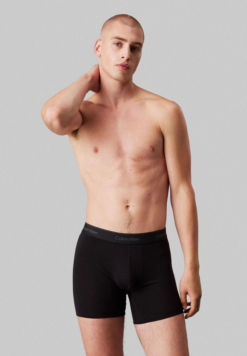 Herren Boxer Briefs mit Logo-Bund, 3er-Pack