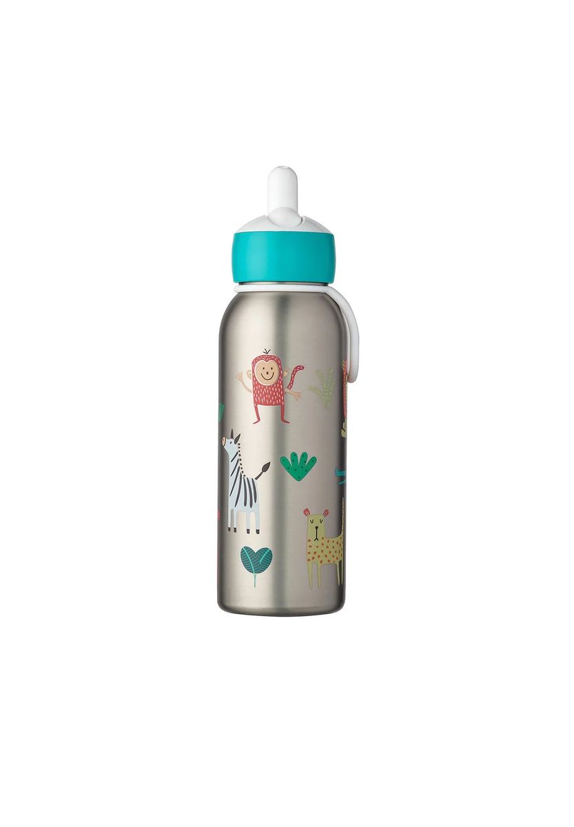 MEPAL Thermoflasche "Animal Friends", silber|türkis