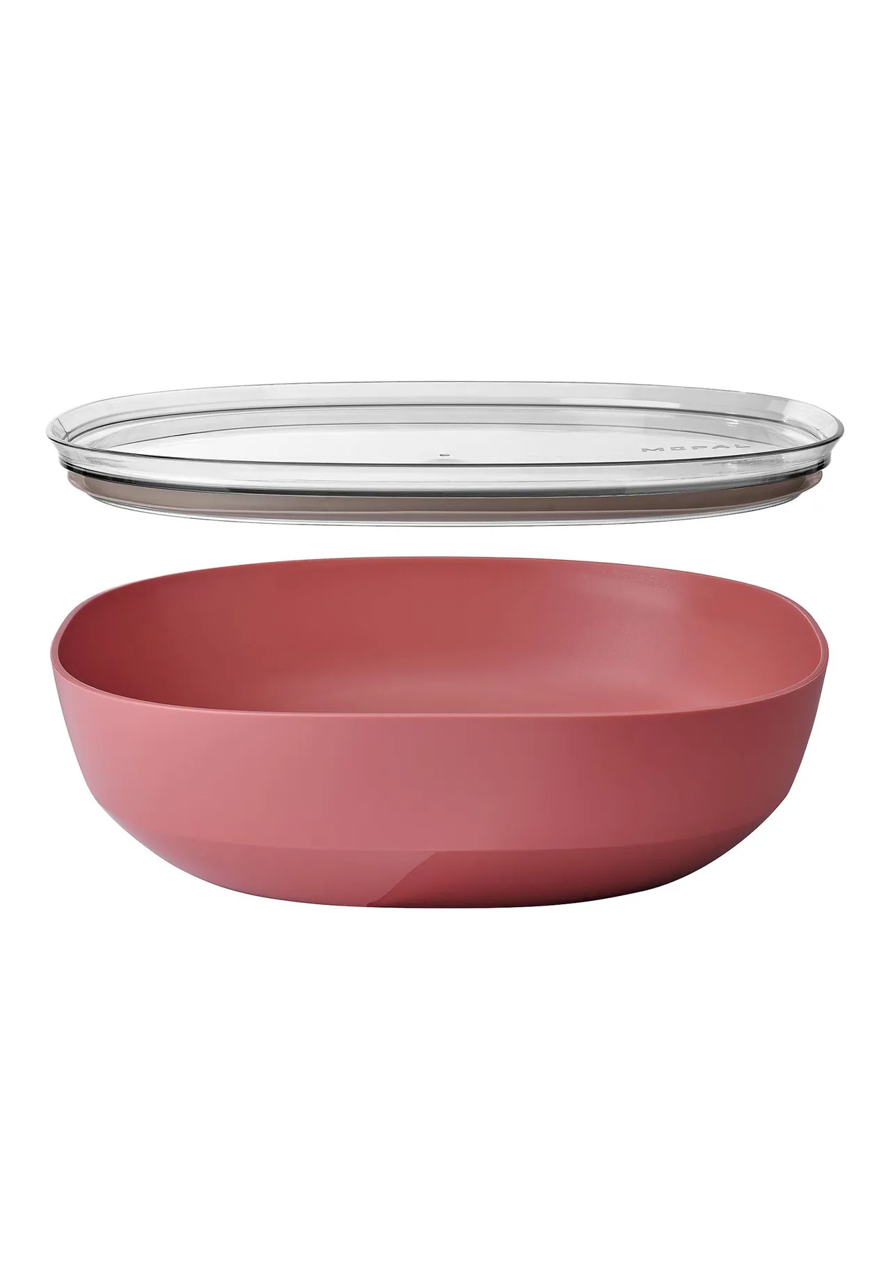 MEPAL Servierschale mit Deckel Silueta 4000 ml, rosa|rot, 4L