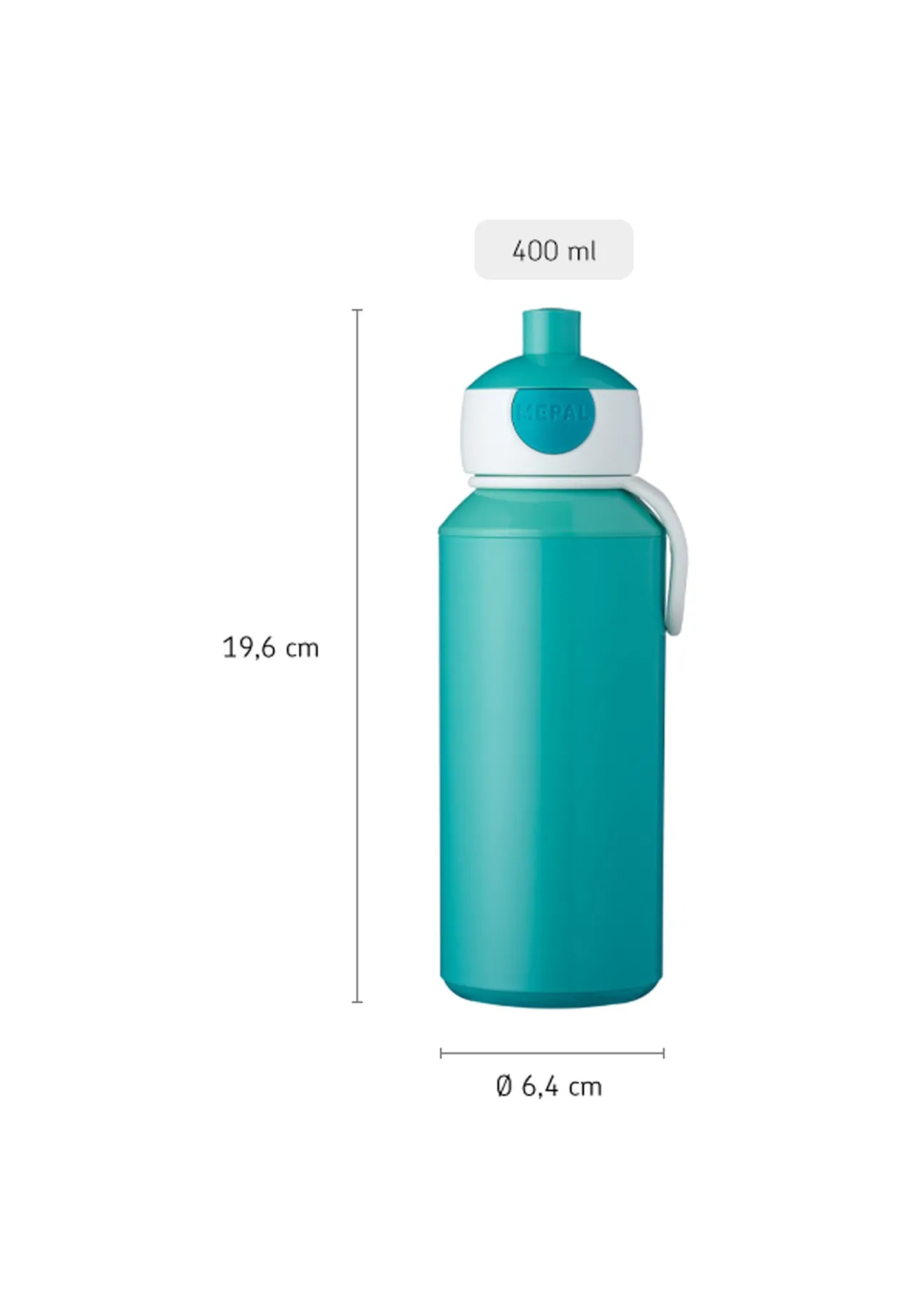 MEPAL Pop-Up Trinkflasche Stitch Campus 400 ml, mehrfarbig, ML