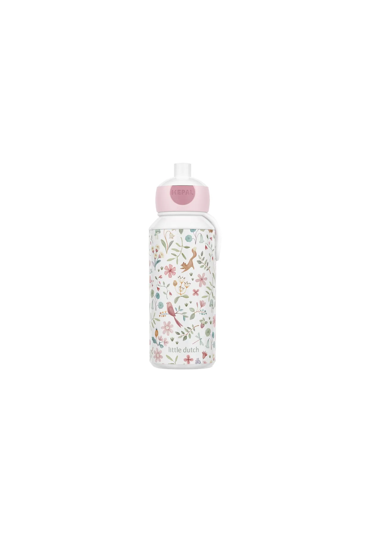 MEPAL Pop-Up Trinkflasche Campus (2025) 400 ml, weiß|rosa, ML