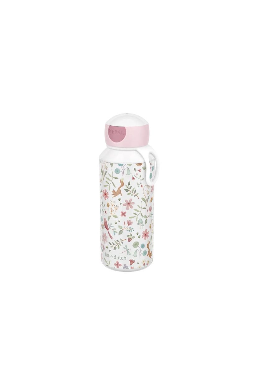 MEPAL Pop-Up Trinkflasche Campus (2025) 400 ml, weiß|rosa, ML
