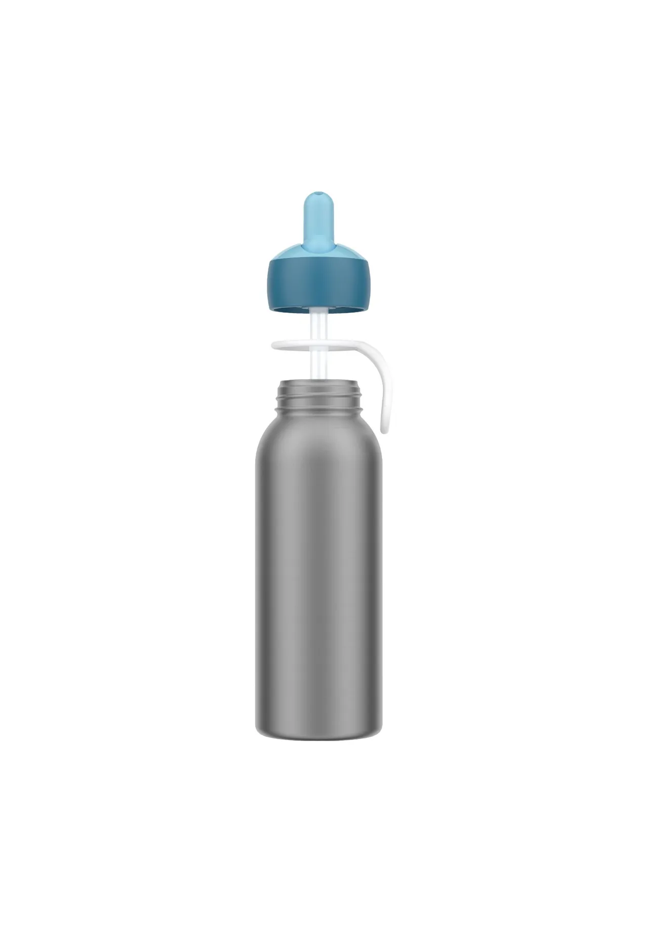 MEPAL Thermoflasche "Flip up", auslaufsicher, Edelstahl, blau, 350 ML