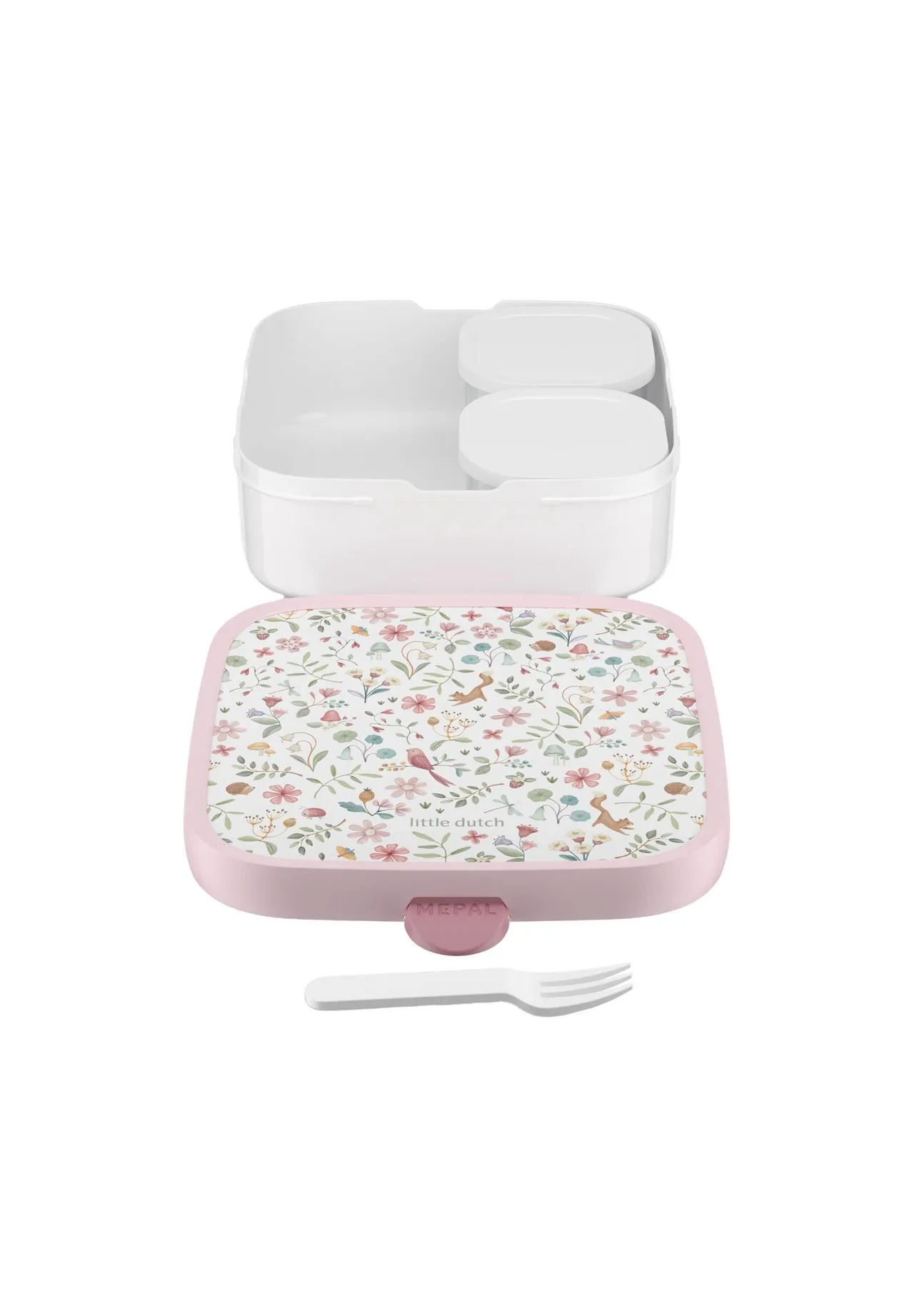 MEPAL Brotdose XL Campus (2025) 1,3 l, weiß|rosa, 18,4X18,2CM