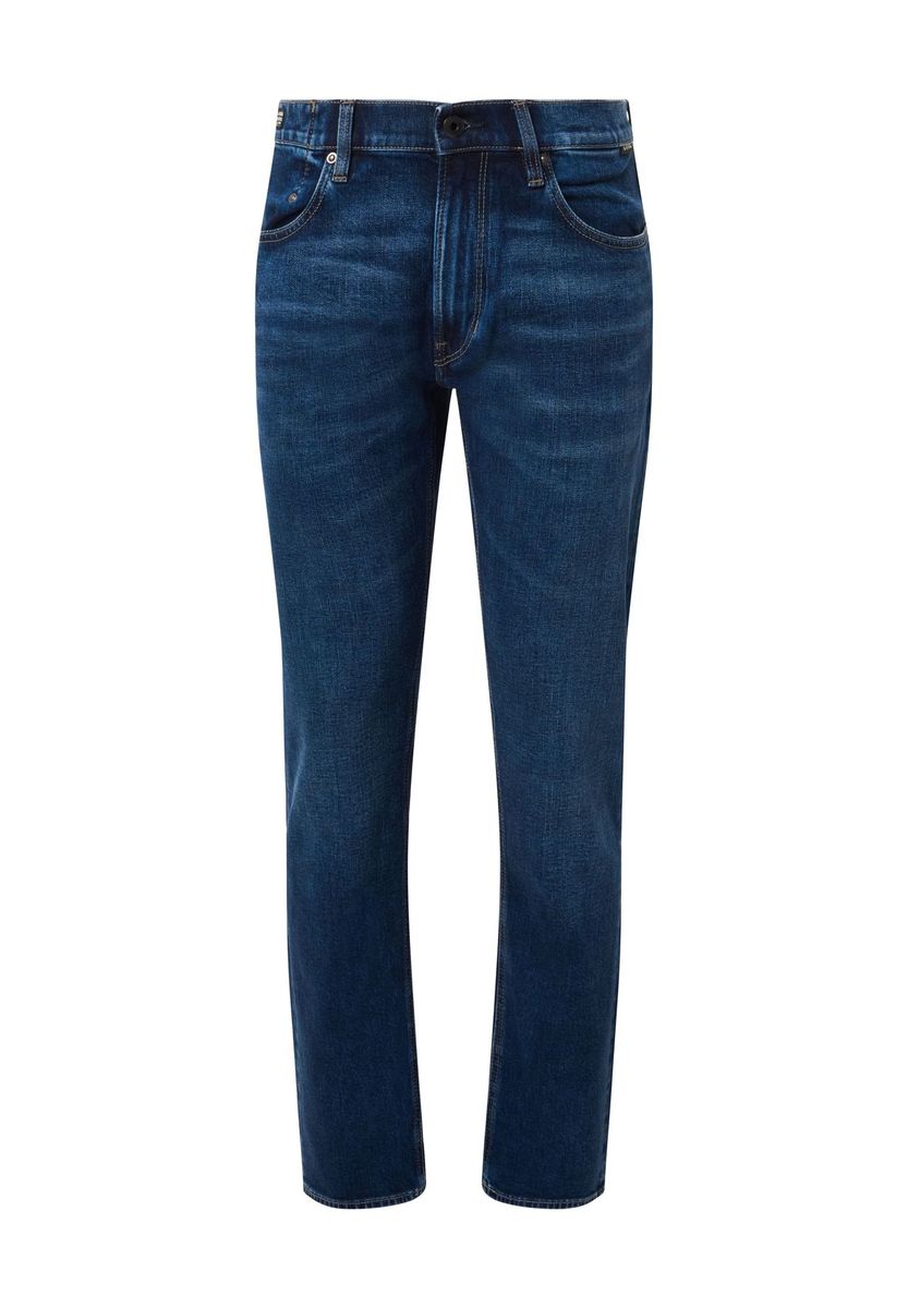 Gerade geschnittene Baumwoll-Stretch-Jeans