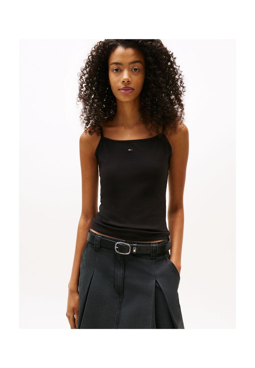 Schlankes, figurbetontes Tanktop mit Spaghetti-Trägern