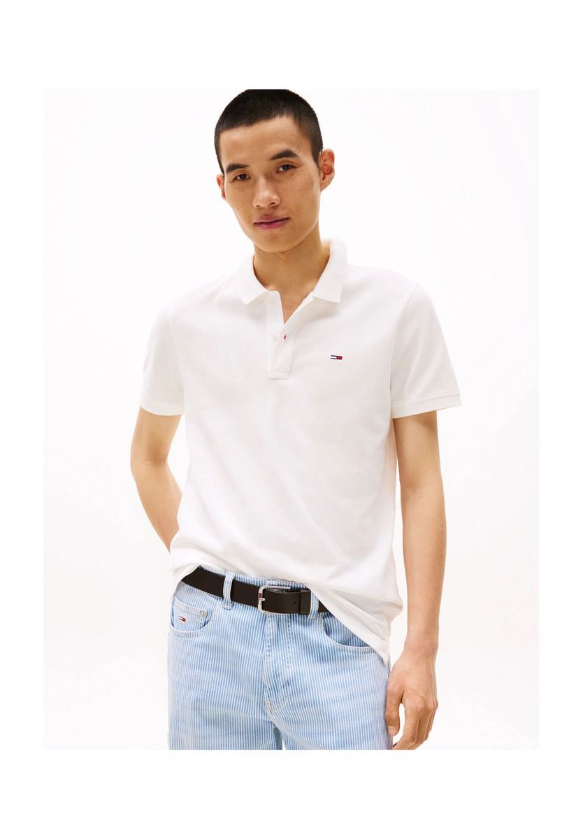 Klassisches Baumwoll-Piqué-Poloshirt