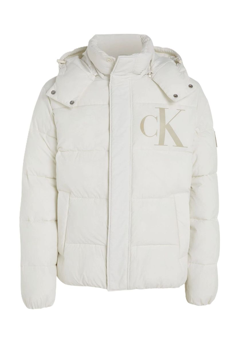 Gefütterte Pufferjacke mit Kapuze