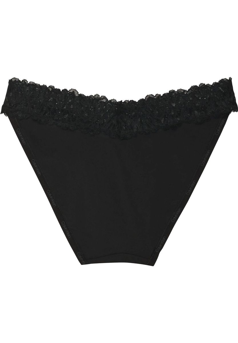 Hüftslip aus Baumwollmischung mit Spitze