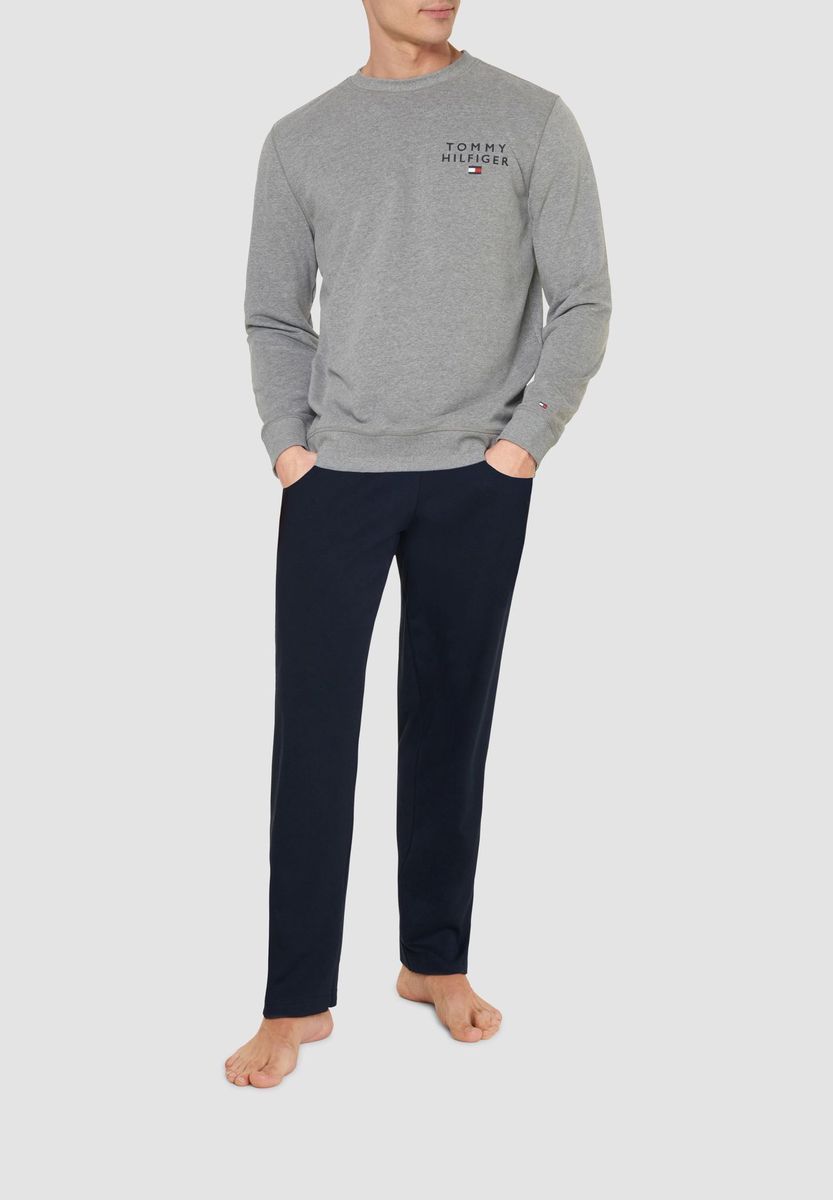 Herren Logo Rundhals-Sweatshirt