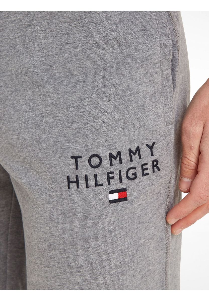 Graue Herren-Loungewear-Hose mit Logo
