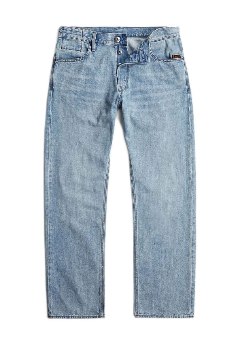 Herren Jeans mit lockerer Passform in heller Waschung