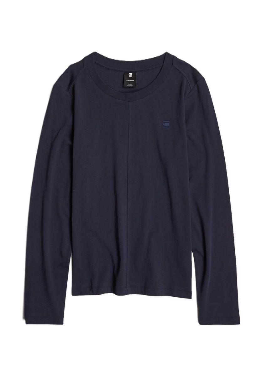 Essentielles Langarm Baumwoll-Top