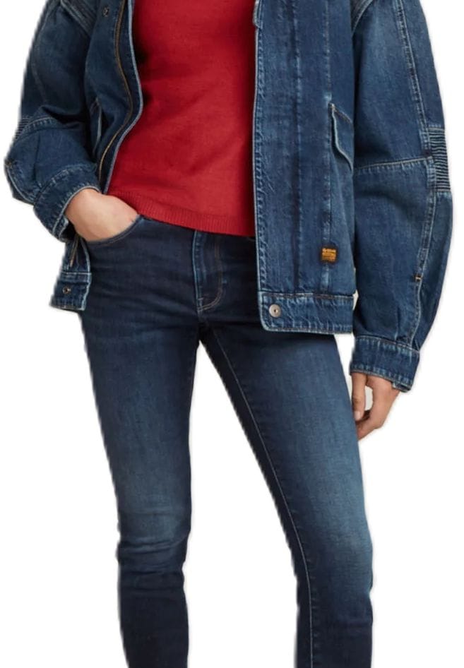 Damen Knöchellange Skinny Fit Jeans