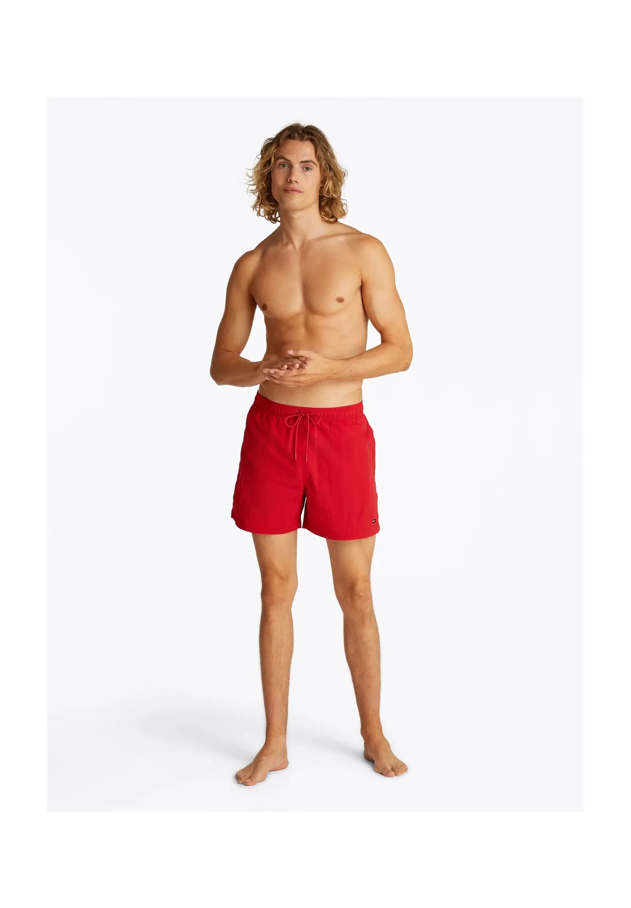 Schnelltrocknende Badeshorts mit Gummibund