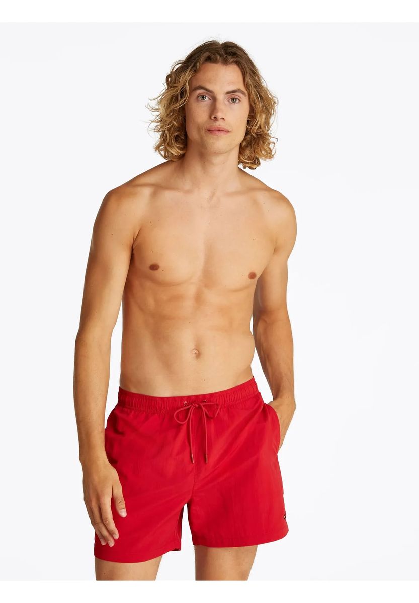 Schnelltrocknende Badeshorts mit Gummibund