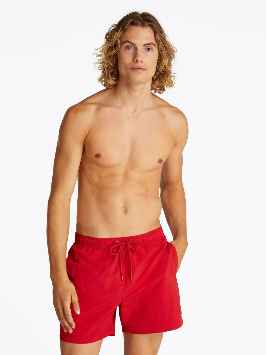 Schnelltrocknende Badeshorts mit Gummibund