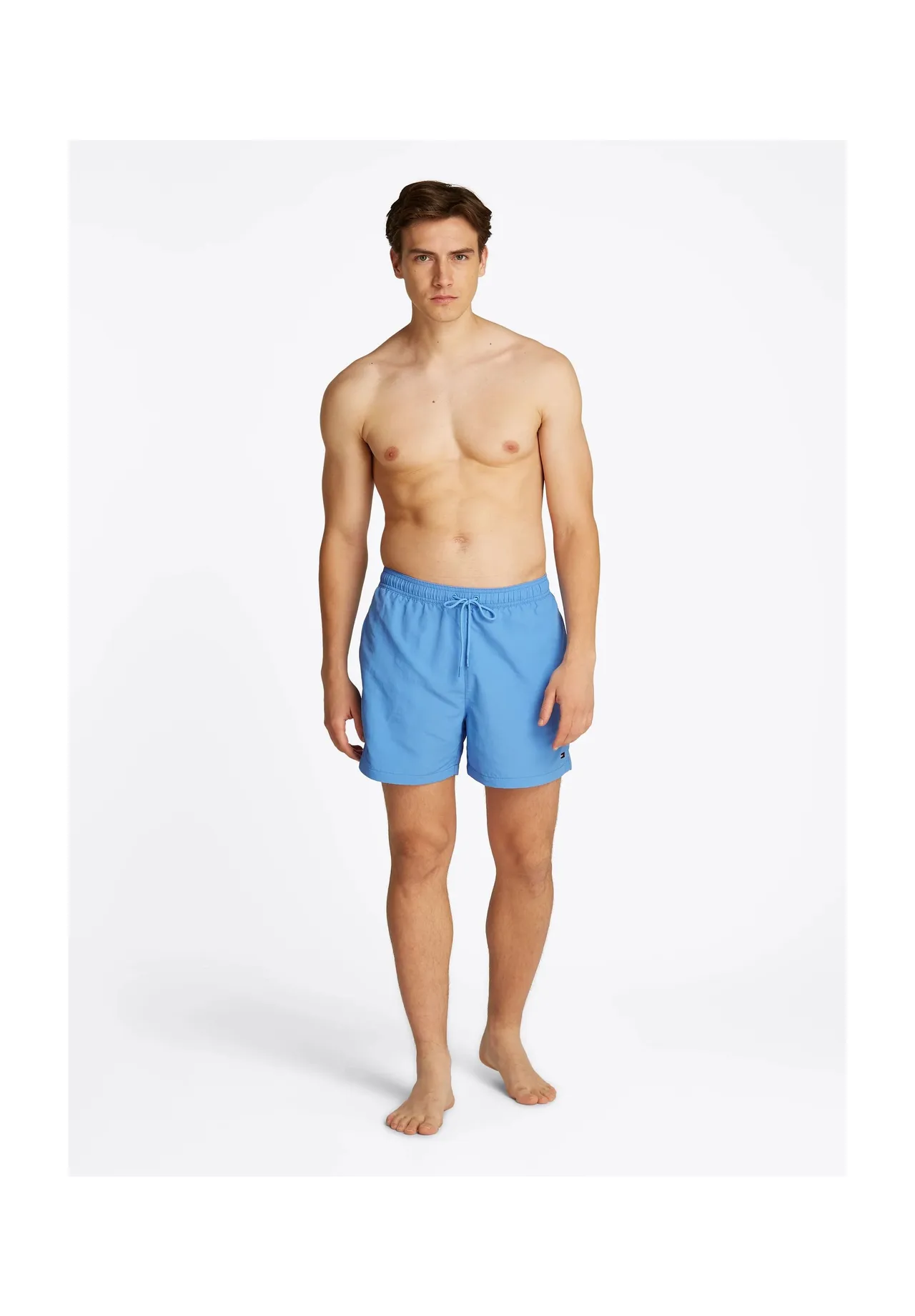 TOMMY HILFIGER Badeshorts, Kordelzug, Eingrifftaschen, für Herren, blau, M