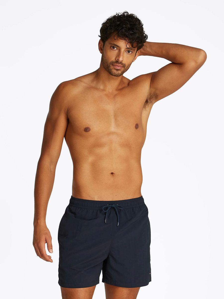 Klassische Badeshorts mit Kordelzug