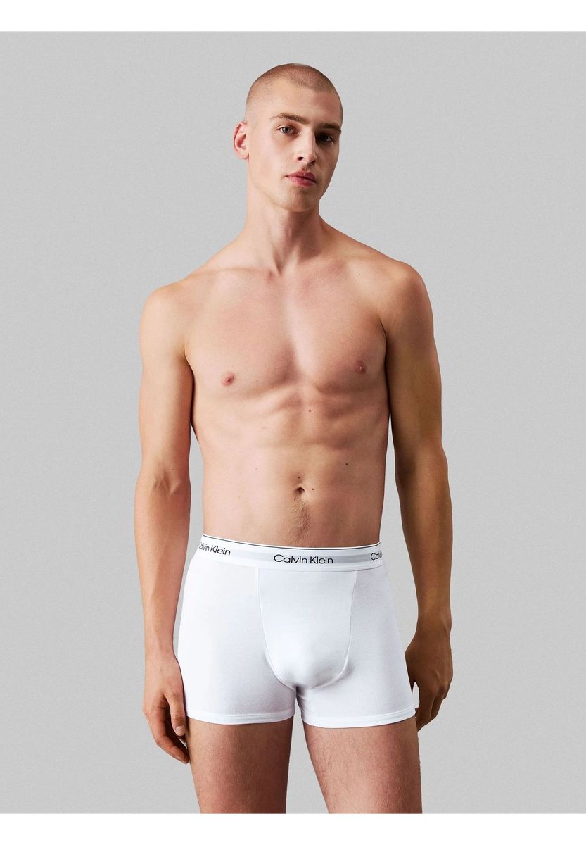 Klassische weiße Herren-Boxershorts Set