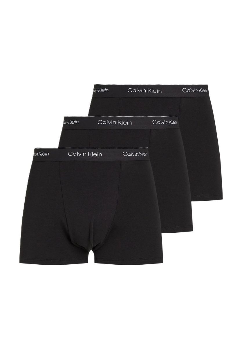 Herren-Boxershorts, 3er-Pack, Schwarz