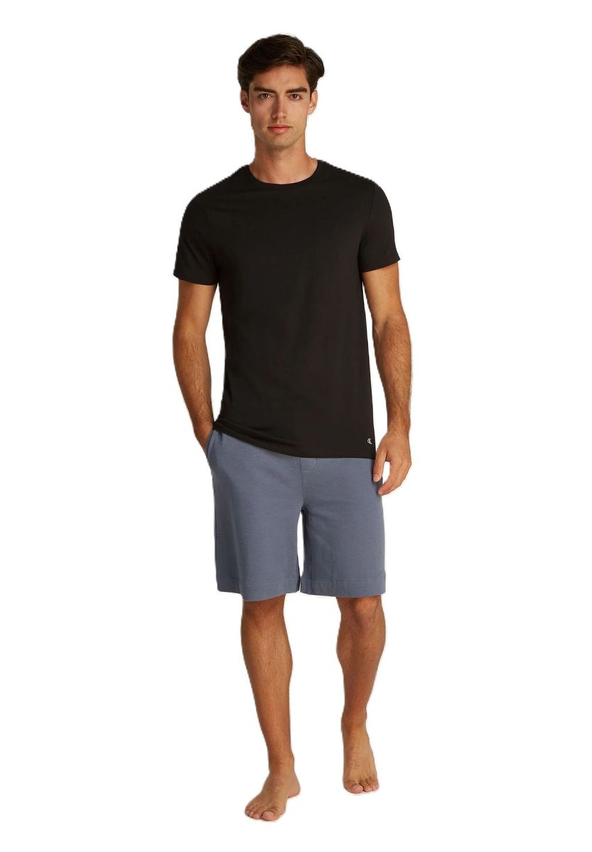 Basic einfarbiges Baumwoll-T-Shirt