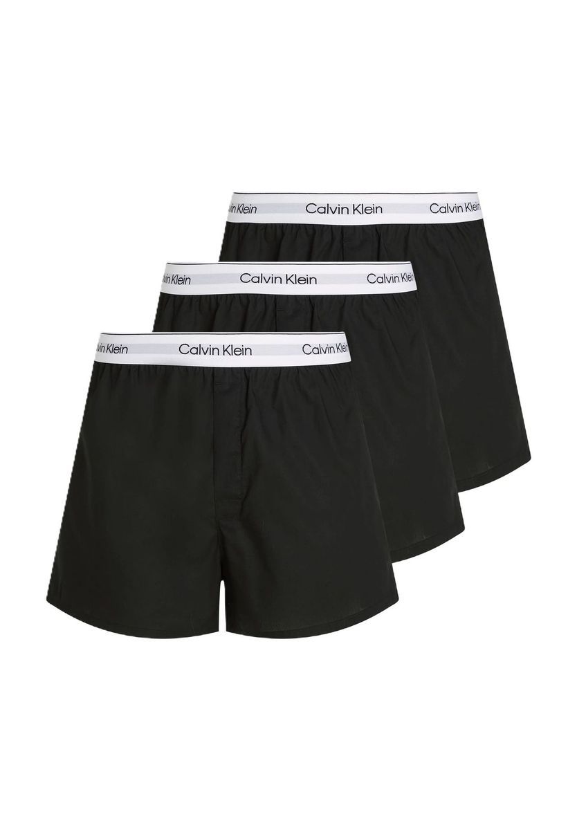 Klassische Baumwoll-Boxershorts im Dreierpack