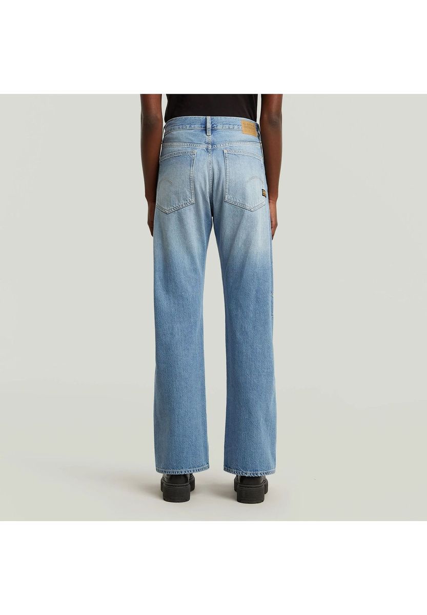 Damen Jeans mit weitem Bein und lockerer Passform