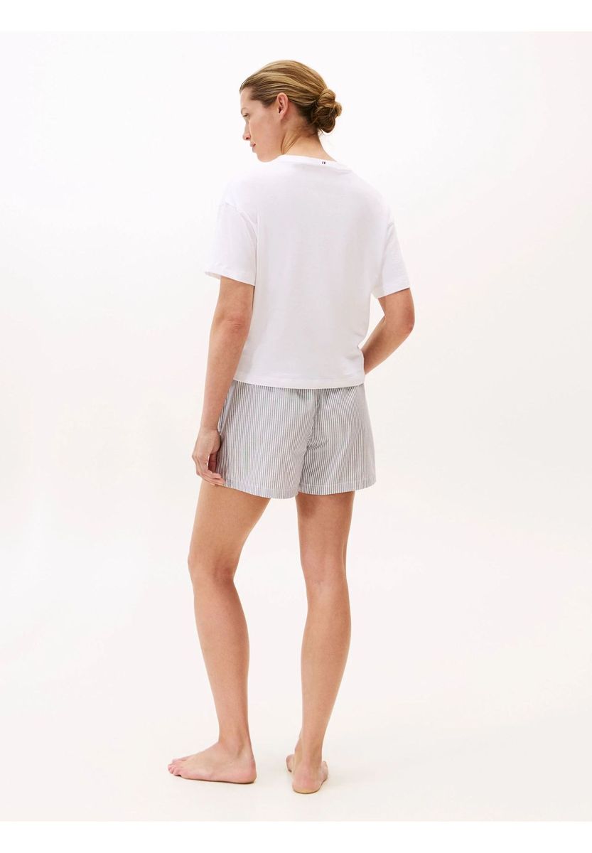 Essentielles Baumwoll-T-Shirt mit lockerer Passform