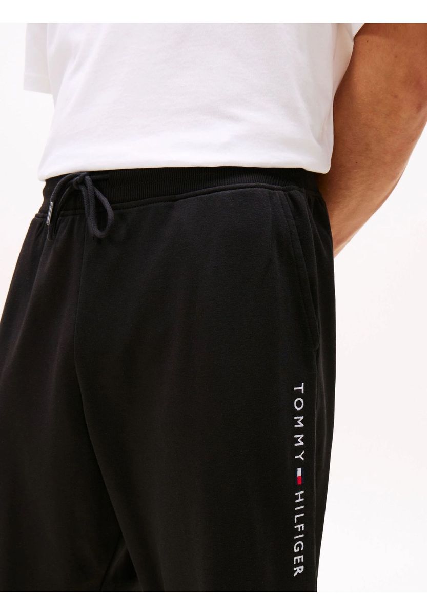 Locker geschnittene Loungewear-Hose mit Kordelzug