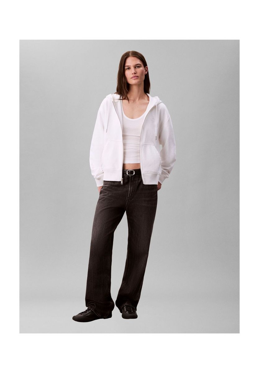 Kapuzenjacke mit Reißverschluss in lockerer Passform