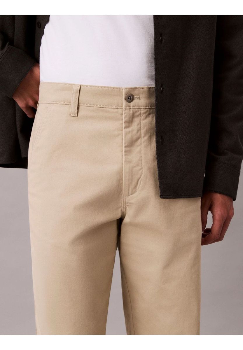 Calvin Klein Jeans Chino-Hose, Eingrifftaschen, für Herren, beige, 31/32