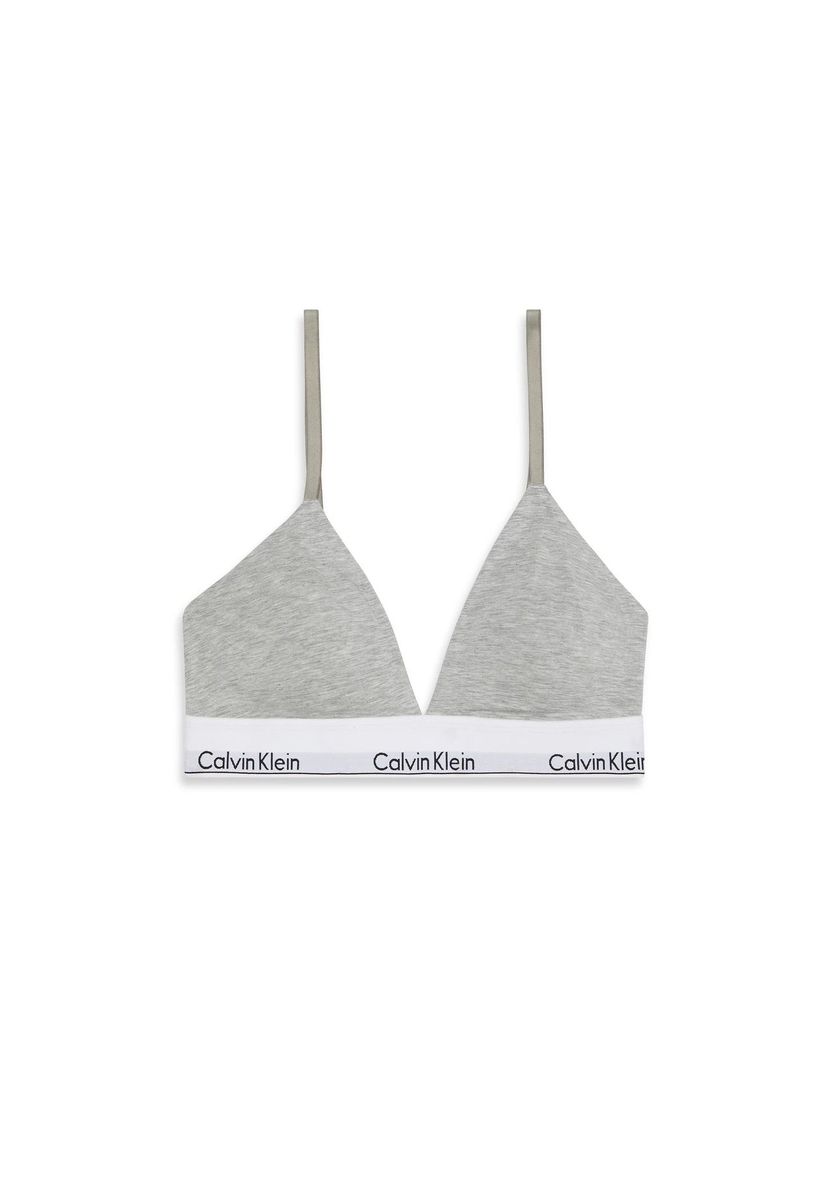 Klassisches Baumwoll-Bralette mit Logobund