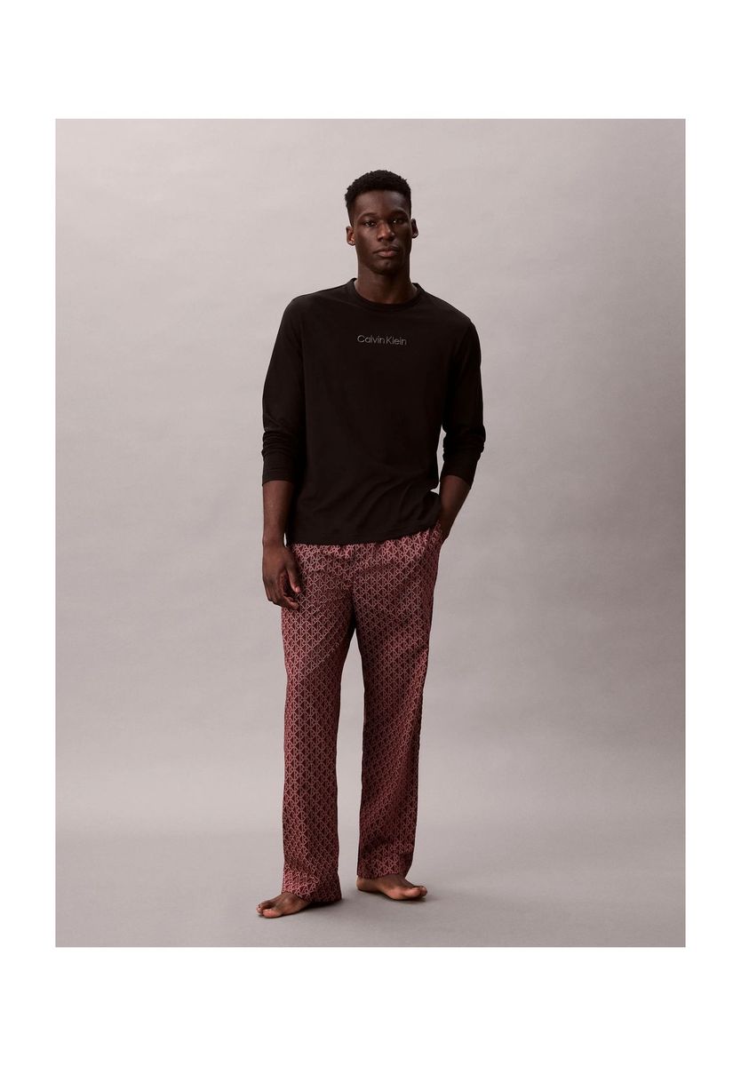 Klassisches Langarm-Nachthemd aus Baumwolle