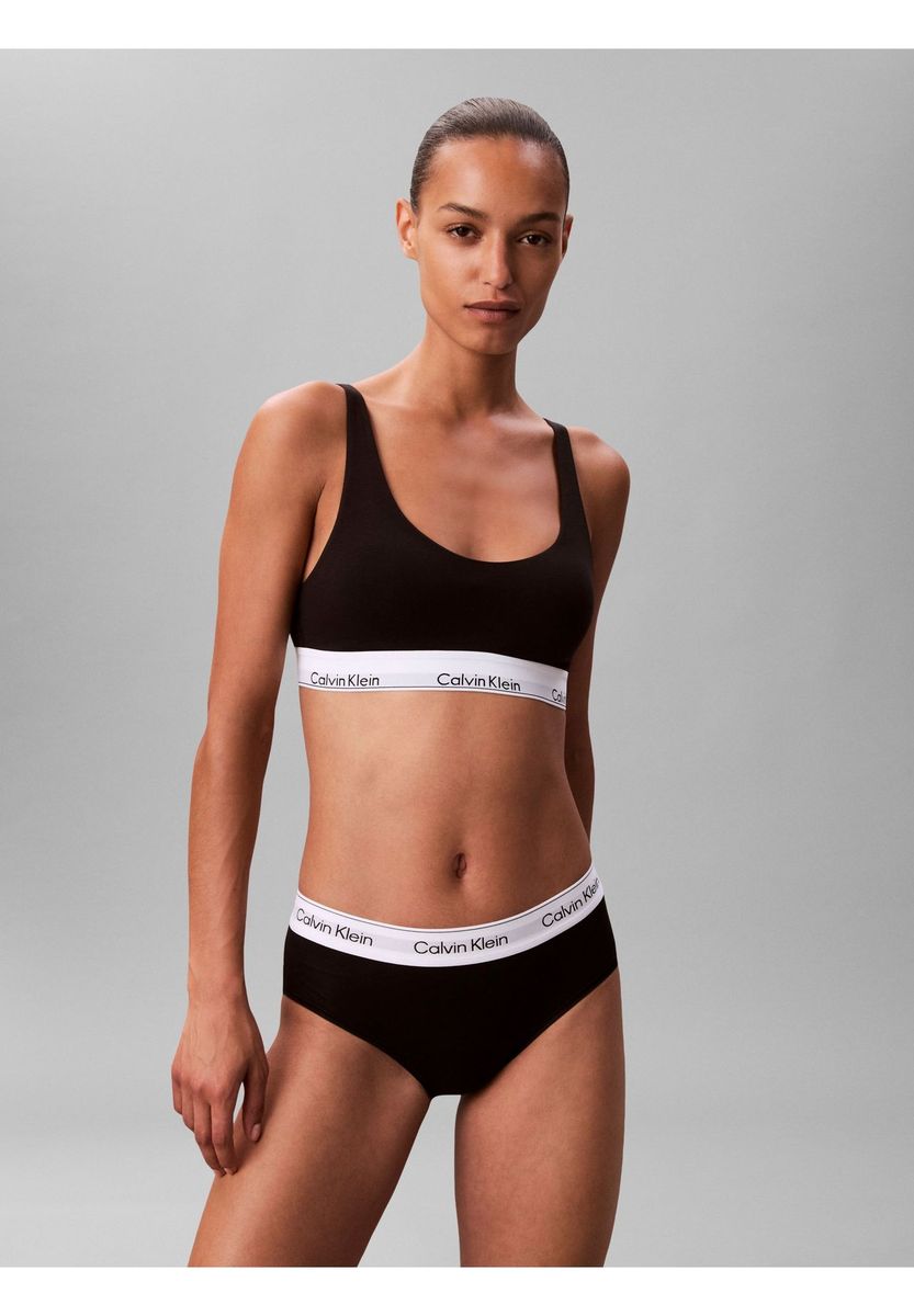 Baumwoll-Modal-Bralette mit breiten Trägern